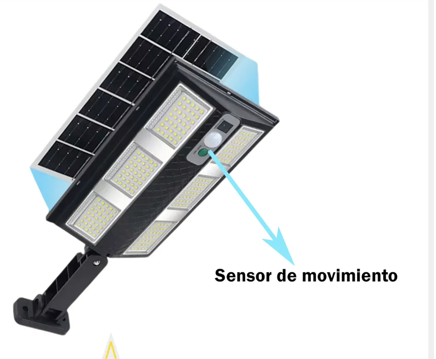 Miniatura 3 de Reflector 6led Para Exterior Con Panel